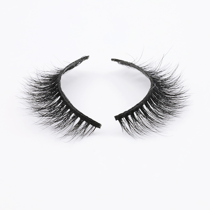 Private Box for Wholesale Price 100% Mink Fur Strip Lashes Natural Styles Eyelashes in the UK and US JN144